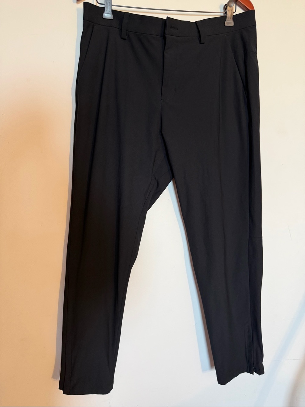RW&CO. Men's Black Dress Trousers - Slim Straight